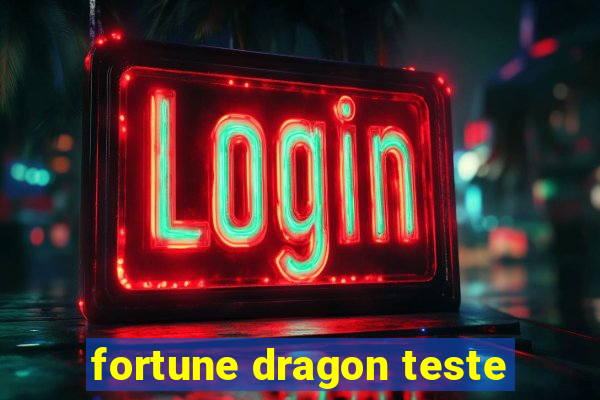 fortune dragon teste