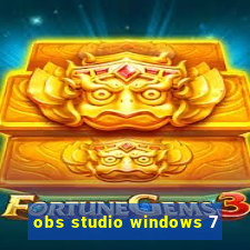 obs studio windows 7