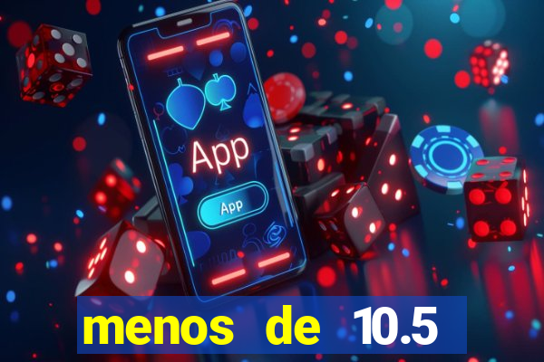 menos de 10.5 escanteios o que significa