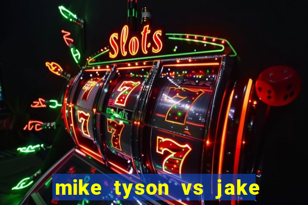 mike tyson vs jake paul assistir online