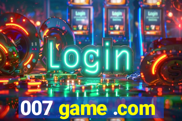 007 game .com
