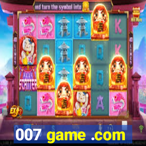 007 game .com