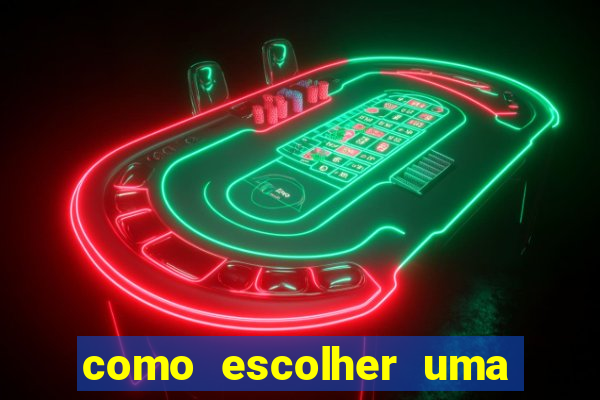 como escolher uma boa cartela de bingo