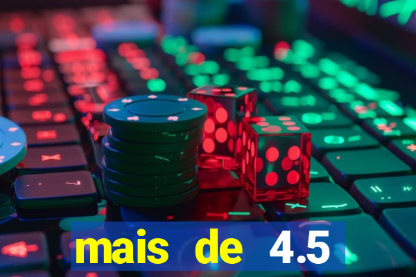 mais de 4.5 escanteios o que significa