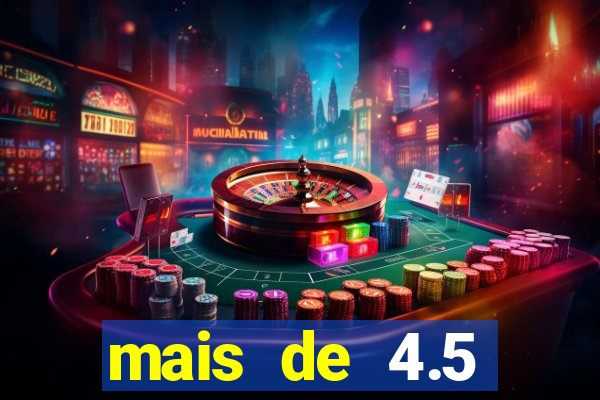mais de 4.5 escanteios o que significa