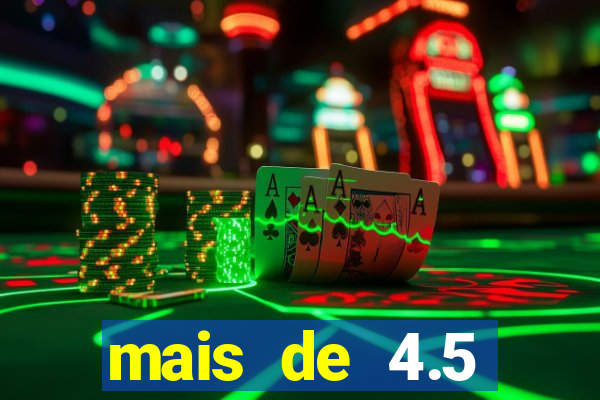 mais de 4.5 escanteios o que significa