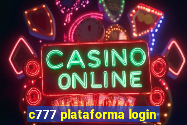 c777 plataforma login