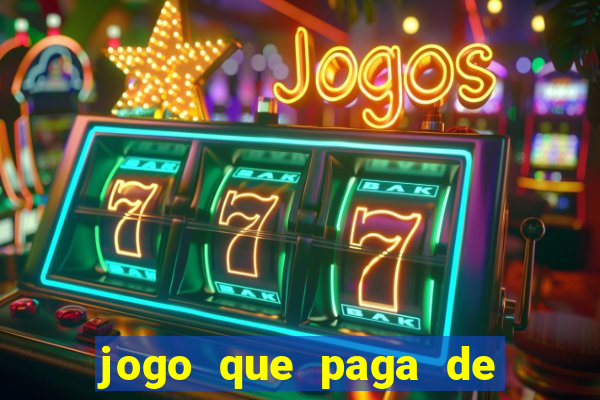 jogo que paga de verdade no pix