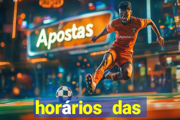 horários das plataformas de jogos