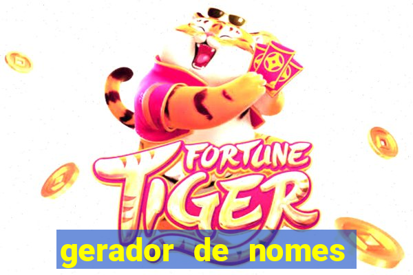 gerador de nomes para jogos