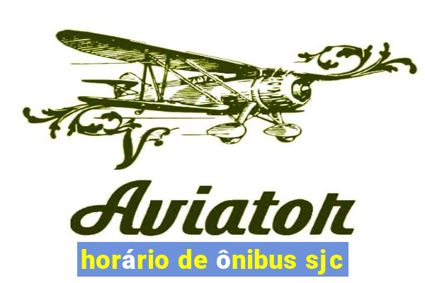 horário de ônibus sjc