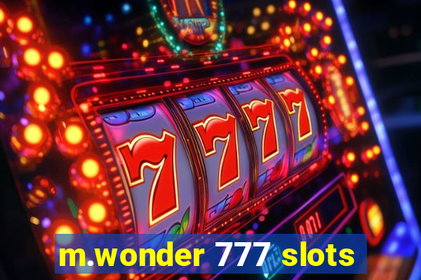 m.wonder 777 slots