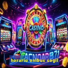 horario onibus sogil