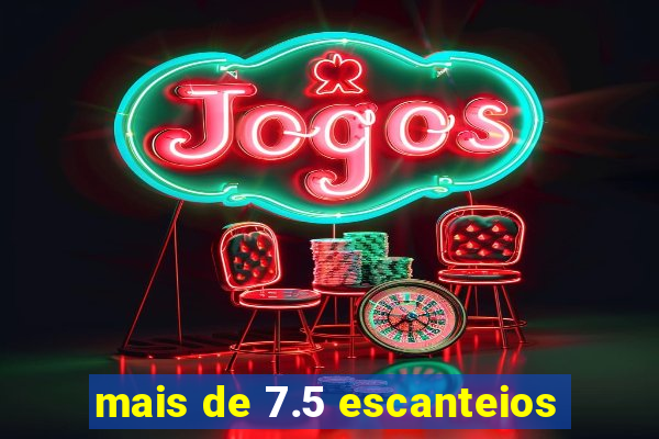 mais de 7.5 escanteios