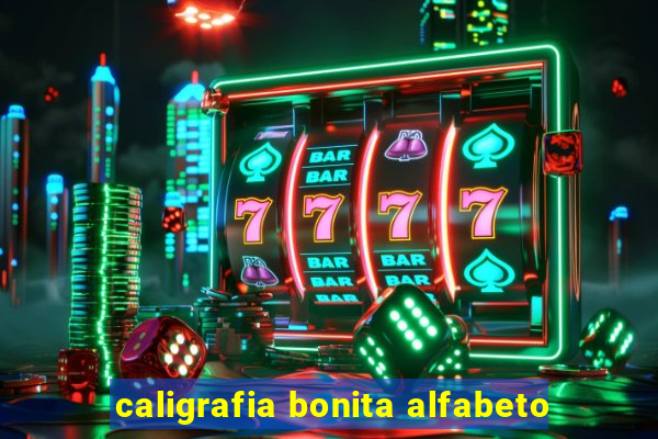 caligrafia bonita alfabeto