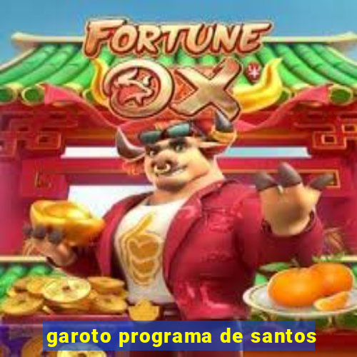 garoto programa de santos