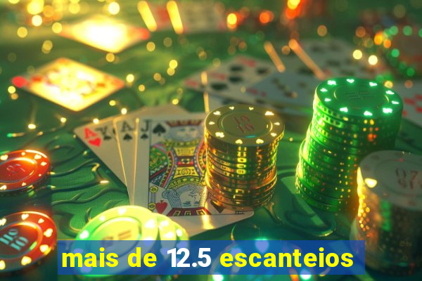 mais de 12.5 escanteios