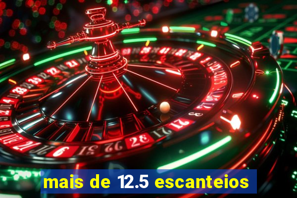 mais de 12.5 escanteios