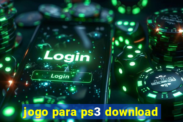 jogo para ps3 download