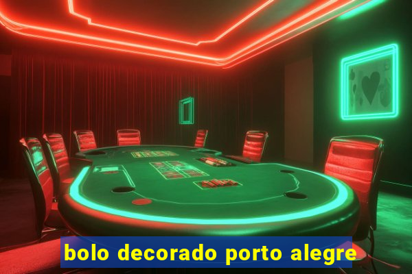 bolo decorado porto alegre