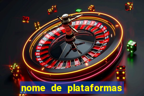 nome de plataformas de jogos