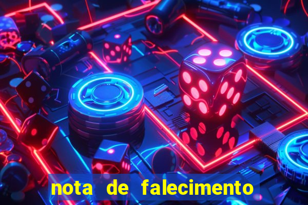 nota de falecimento a tribuna santos hoje