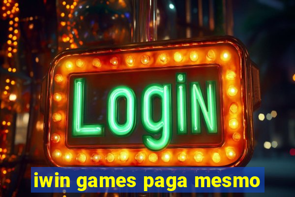 iwin games paga mesmo
