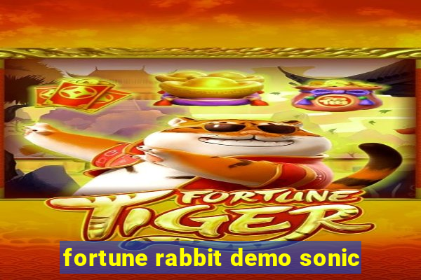 fortune rabbit demo sonic