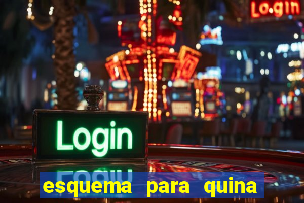 esquema para quina com 20 dezenas