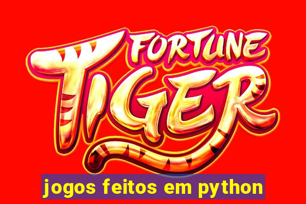 jogos feitos em python