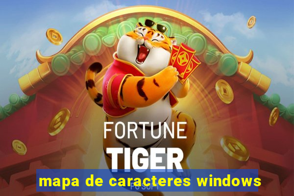 mapa de caracteres windows