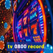 tv 0800 record