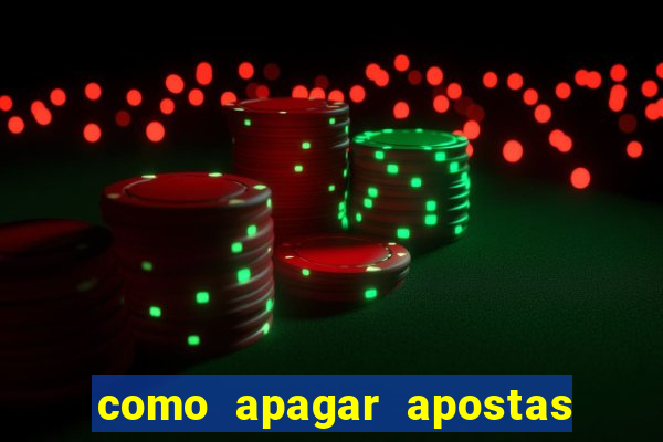 como apagar apostas no app da caixa