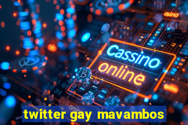 twitter gay mavambos