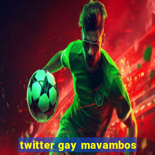 twitter gay mavambos