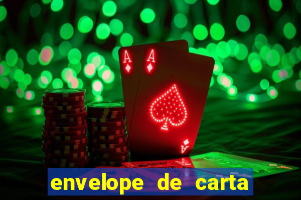 envelope de carta para imprimir