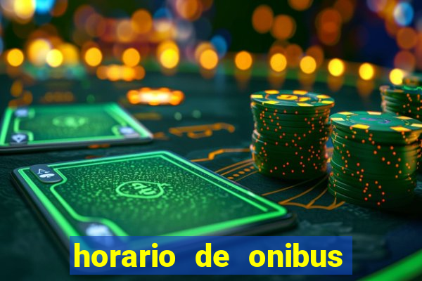 horario de onibus santos dumont x juiz de fora