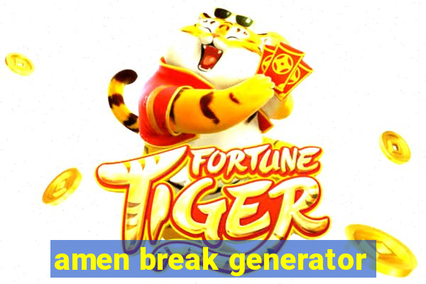 amen break generator