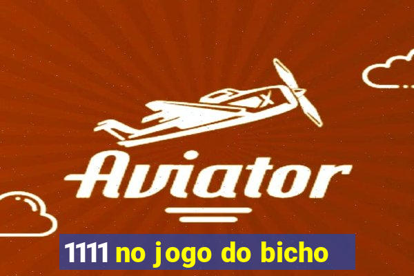 1111 no jogo do bicho