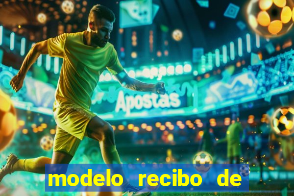 modelo recibo de pagamento autonomo