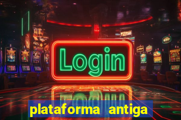 plataforma antiga de jogos