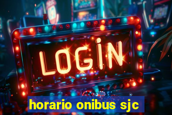 horario onibus sjc