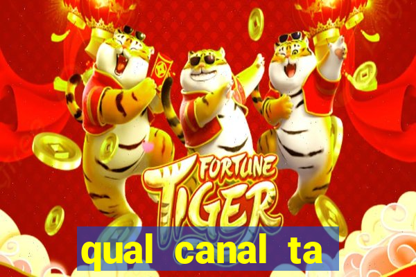 qual canal ta passando o jogo do inter