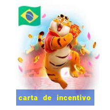carta de incentivo para alunos