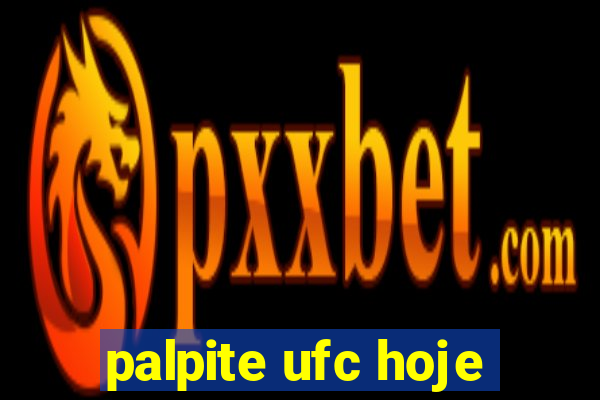 palpite ufc hoje