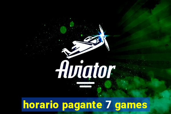 horario pagante 7 games