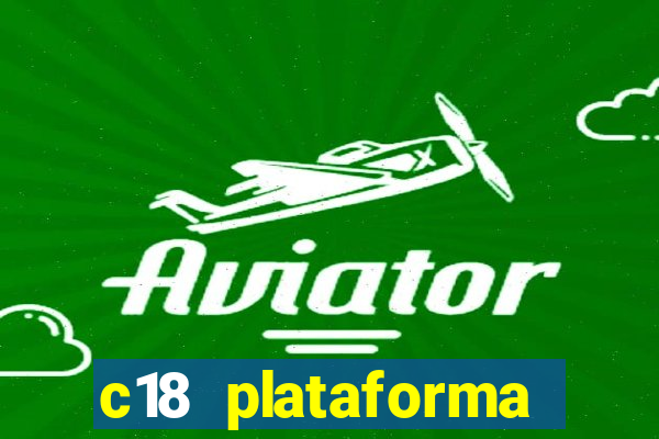 c18 plataforma login entrar