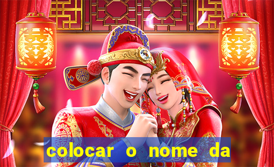colocar o nome da pessoa no congelador