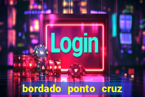 bordado ponto cruz do corinthians