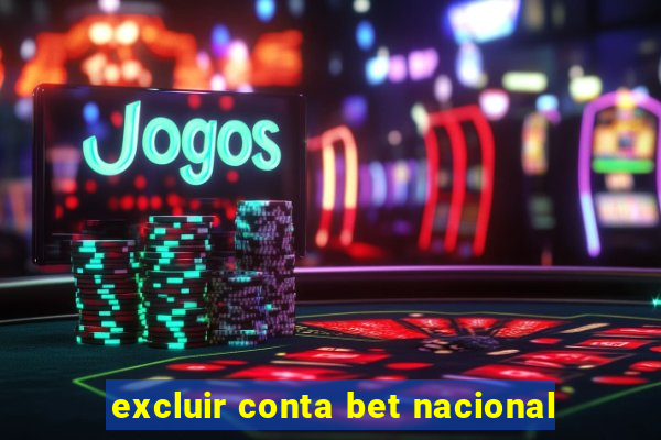 excluir conta bet nacional